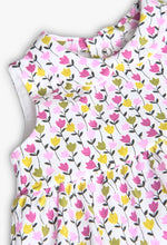 Cargar imagen en el visor de la galería, Vestido Estampado Tulipanes