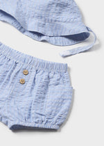 Cargar imagen en el visor de la galería, Conjunto Camisa y Short con Gorrito Rayas