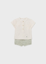 Cargar imagen en el visor de la galería, Conjunto Camisa Short Verde