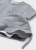 Cargar imagen en el visor de la galería, Conjunto Camisa y Short Rayas con Gorrito
