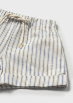 Cargar imagen en el visor de la galería, Conjunto Camisa y Short Rayas con Gorrito