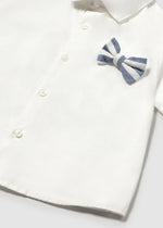 Cargar imagen en el visor de la galería, Conjunto Camisa Short Tirantes Rayas con Moño