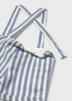 Cargar imagen en el visor de la galería, Conjunto Camisa Short Tirantes Rayas con Moño