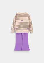 Cargar imagen en el visor de la galería, Conjunto Sudadera Pantalón Morado