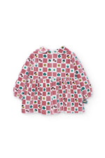 Cargar imagen en el visor de la galería, Vestido Cuadros Rosa Pana