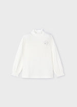 Cargar imagen en el visor de la galería, Camiseta Cuello Alto Crudo