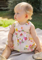 Cargar imagen en el visor de la galería, Vestido Beige Flores