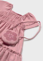 Cargar imagen en el visor de la galería, Vestido Rosa con Bolso