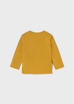 Cargar imagen en el visor de la galería, Conjunto Camiseta Mostaza Pantalón Mezclilla