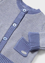 Cargar imagen en el visor de la galería, Conjunto Suéter y Pantalon Tejido Azul