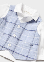 Cargar imagen en el visor de la galería, Conjunto Camisa Chaleco y Pantalón Cuadros