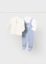 Cargar imagen en el visor de la galería, Mameluco Azul con Abrigo