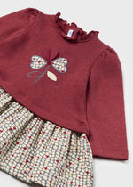 Cargar imagen en el visor de la galería, Vestido Rojo Falda Estampada