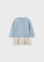 Cargar imagen en el visor de la galería, Vestido Combinado Azul Cisne