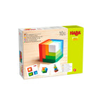 Cargar imagen en el visor de la galería, Cubo de madera arcoiris 3D