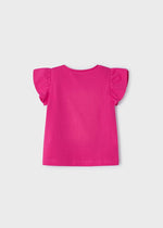 Cargar imagen en el visor de la galería, Conjunto Camiseta Fucsia Short Estampado