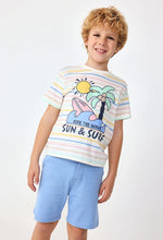 Cargar imagen en el visor de la galería, Conjunto Camiseta Palmas Short Azul