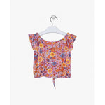 Cargar imagen en el visor de la galería, Conjunto Camiseta Flores Falda Mezclilla