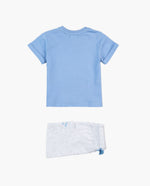 Cargar imagen en el visor de la galería, Conjunto Camiseta Océano Short Gris