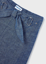 Cargar imagen en el visor de la galería, Conjunto Blusa y Pantalón Lino Azul