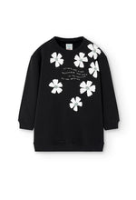 Cargar imagen en el visor de la galería, Conjunto Sudadera Negra Flores Leggings