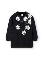 Cargar imagen en el visor de la galería, Conjunto Sudadera Negra Flores Leggings