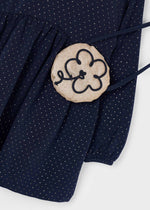 Cargar imagen en el visor de la galería, Vestido Marino con Bolso