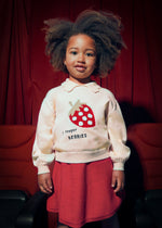 Cargar imagen en el visor de la galería, Conjunto Suéter Fresa Falda Tejida