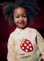 Cargar imagen en el visor de la galería, Conjunto Suéter Fresa Falda Tejida