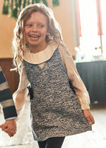 Cargar imagen en el visor de la galería, Vestido Tweed Azul Moños