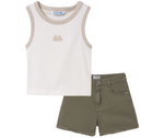 Cargar imagen en el visor de la galería, Conjunto Camiseta Short Verde