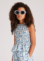 Cargar imagen en el visor de la galería, Blusa Estampado Azul