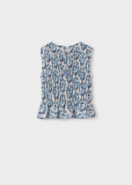 Cargar imagen en el visor de la galería, Blusa Estampado Azul