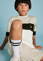 Cargar imagen en el visor de la galería, Conjunto Camiseta y Short Beige Negro