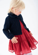 Cargar imagen en el visor de la galería, Vestido Rojo Gasa Moño