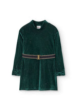 Cargar imagen en el visor de la galería, Vestido Pana Verde Cinturón
