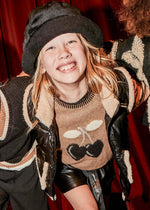 Cargar imagen en el visor de la galería, Conjunto Suéter Cerezas Pantalón Negro