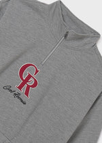 Cargar imagen en el visor de la galería, Conjunto Sudadera Gris Short Rayas