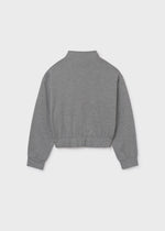 Cargar imagen en el visor de la galería, Conjunto Sudadera Gris Short Rayas