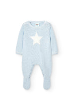 Cargar imagen en el visor de la galería, Mameluco Tejido Estrella con Gorrito