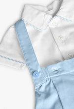 Cargar imagen en el visor de la galería, Conjunto Short Azul Tirantes con Camisa
