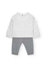 Cargar imagen en el visor de la galería, Conjunto Camisa Pantalón Gris