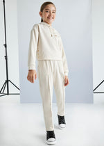 Cargar imagen en el visor de la galería, Conjunto Sudadera y Pantalón Beige