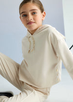 Cargar imagen en el visor de la galería, Conjunto Sudadera y Pantalón Beige