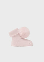 Cargar imagen en el visor de la galería, Set Calcetines y Bandita Pompón Rosa