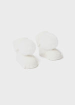 Cargar imagen en el visor de la galería, Set Calcetines y Bandita Pompón Crudo