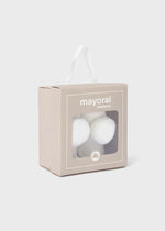 Cargar imagen en el visor de la galería, Set Calcetines y Bandita Pompón Crudo