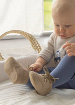 Cargar imagen en el visor de la galería, Zapatos Beige Cintas