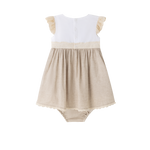 Cargar imagen en el visor de la galería, Vestido Beige Encaje