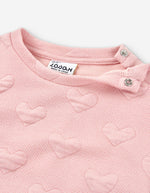 Cargar imagen en el visor de la galería, Conjunto Sudadera y Pantalon Rosa Corazones